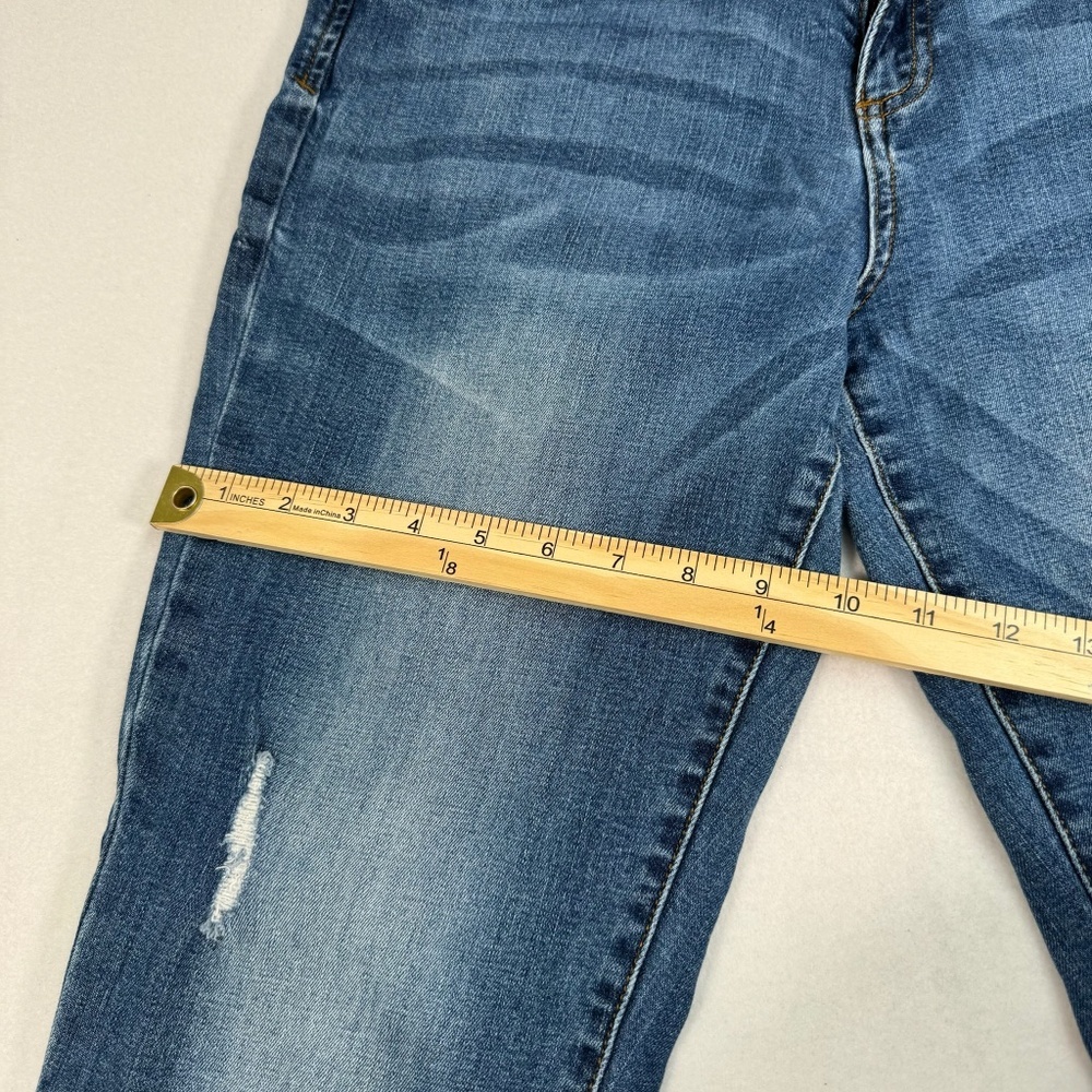 Kut From The Kloth Straight Leg Jeans Womens Size 12 Mid Rise Dark Wash - Picture 12 of 14